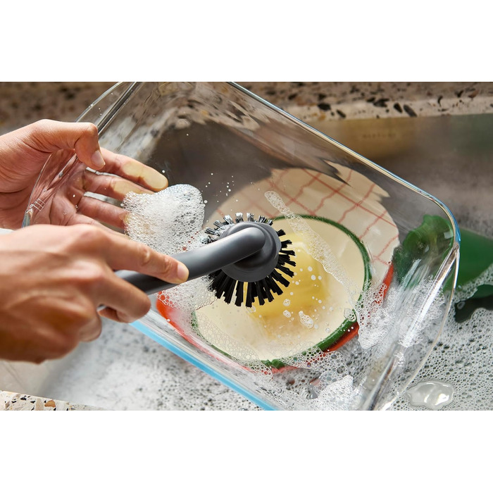 Щітка для миття посуду з металевою підставкою 28x9,2x9 см Joseph Joseph