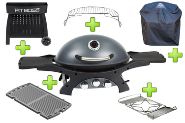 Портативний газовий гриль Sportsman 3 Pit Boss Код: 011108