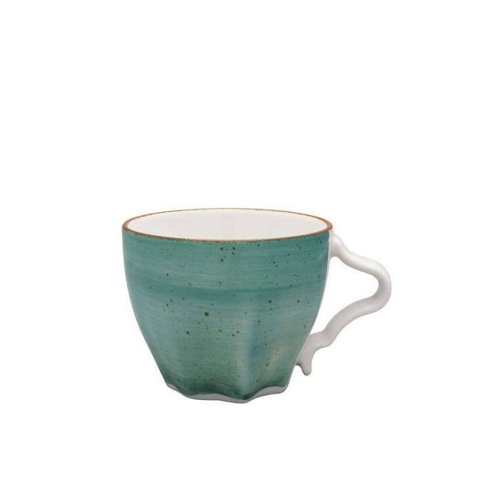 Чашка Lubiana Stone age decor 250 мл бірюзова 4606-6630L