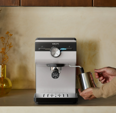 Кофеварка эспрессо Krups XP381810 OPIO GREY (7076116)
