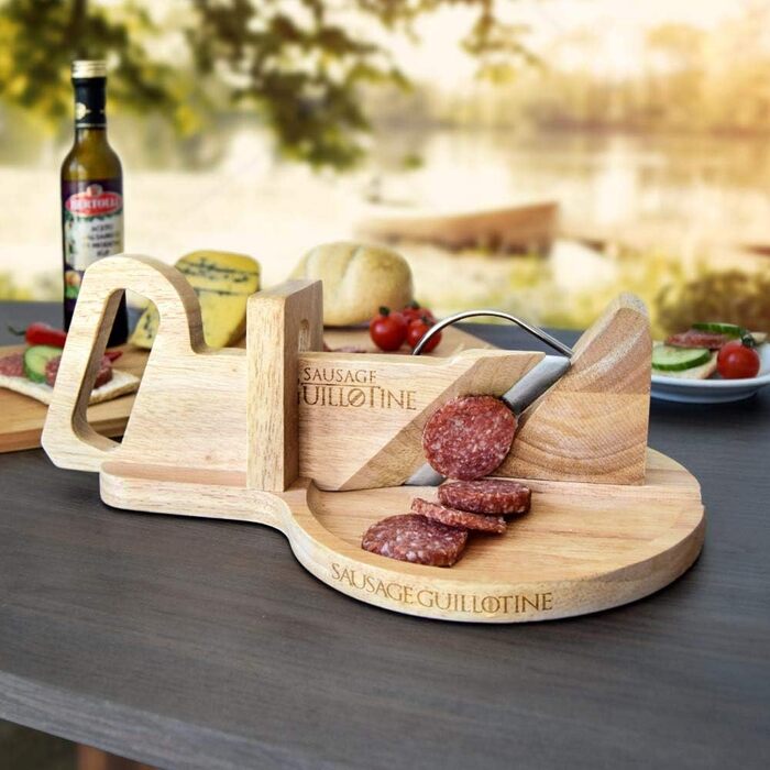 Слайсер для ковбас дерев'яний Sausage Guillotine Mikamax