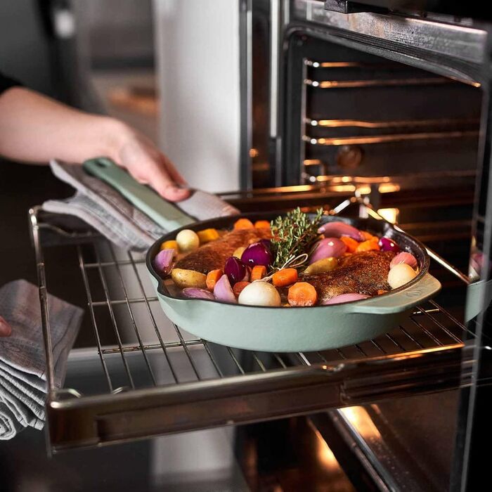 Сковорода чавунна 24 см м'ятний Springlane Kitchen