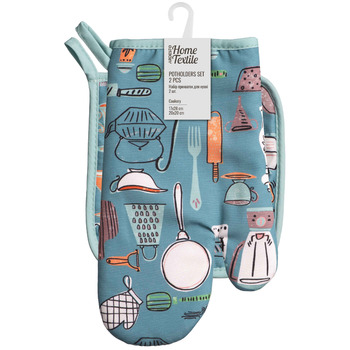 Набір прихваток для кухні Ardesto Cookery 17х28см, 20х20см, 90% поліестер, 10% бавовна