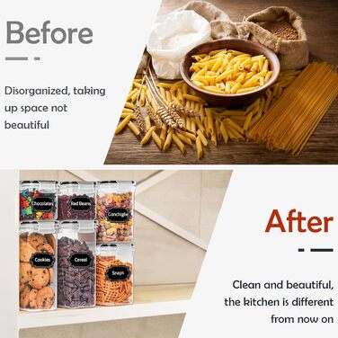 Набір ємностей для зберігання, 16 предметів, Skroam