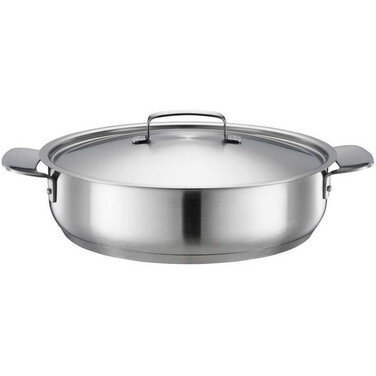 Сотейник глибокий Fiskars All Steel 28 см матовий (1064749)