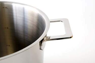 Каструля 20 см 5 л металік Pots Pans Alessi