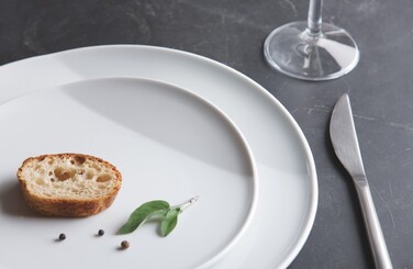 Тарілка для сніданку 22,5 см, біла O - The Better Place Kahla