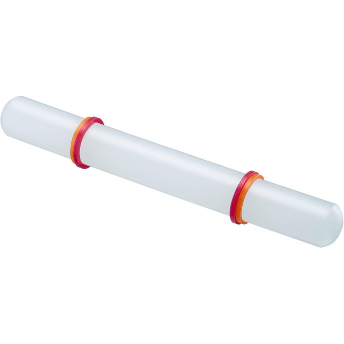 С 4 распорными кольцами, по 1 кольцу 10 мм, 6 мм, 3 мм, 2 мм, со шкалой, нержавеющая сталь/пластик, серебристый/белый/голубой/светло-зеленый/оранжевый/красный, 30452260 (выкатной стержень)