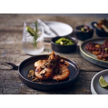 Тарілка презентаційна 18x2, 1 см з низьким вертикальним бортом, Terra Porcelain Rustic Copper, GenWare