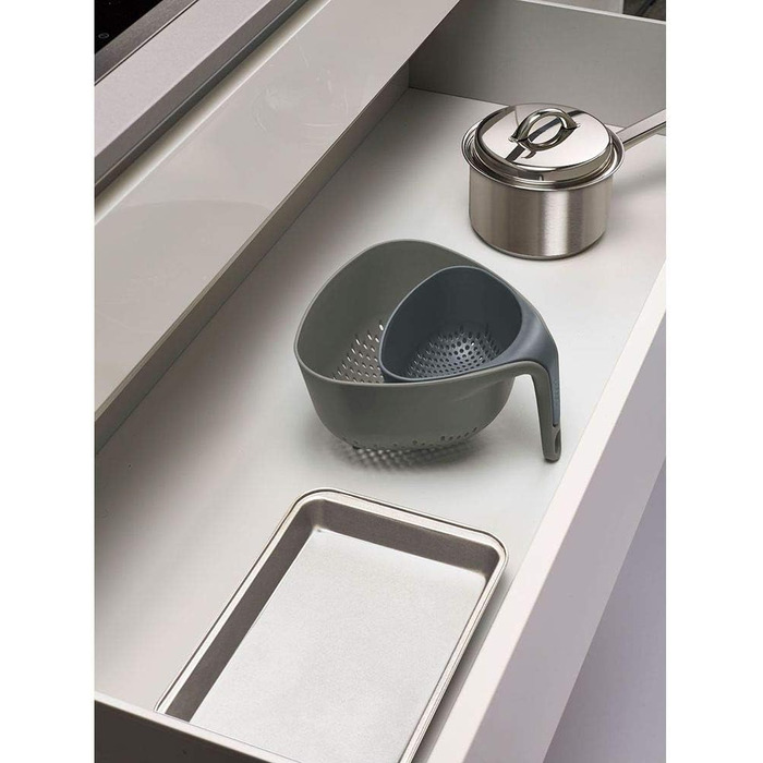 Набір друшляків, 2 предмети, сірий Nest Joseph Joseph