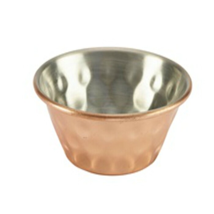 Соусник металевий рельєфний 43 мл, мідне покриття GenWare