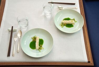 Тарелка гурман салатовая 24 см Kolibri ASA-Selection