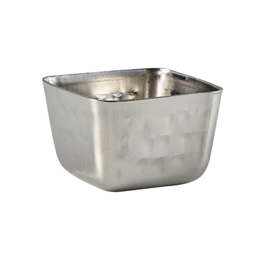 Соусник металевий рельєфний 71 мл, квадратний, GenWare