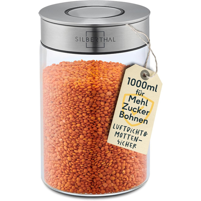 Баночка для зберігання з кришкой 1000 мл SILBERTHAL