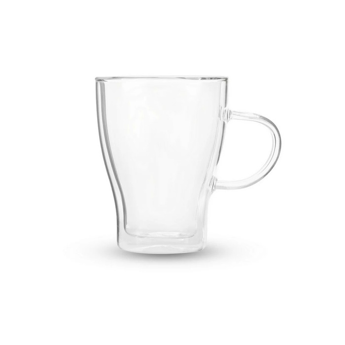 GIPFEL WERNER Кухоль з ручкою ASOLA скляний, з подвійними стінками 330мл. Матеріал: боросиликатное скло 50074 GIPFEL