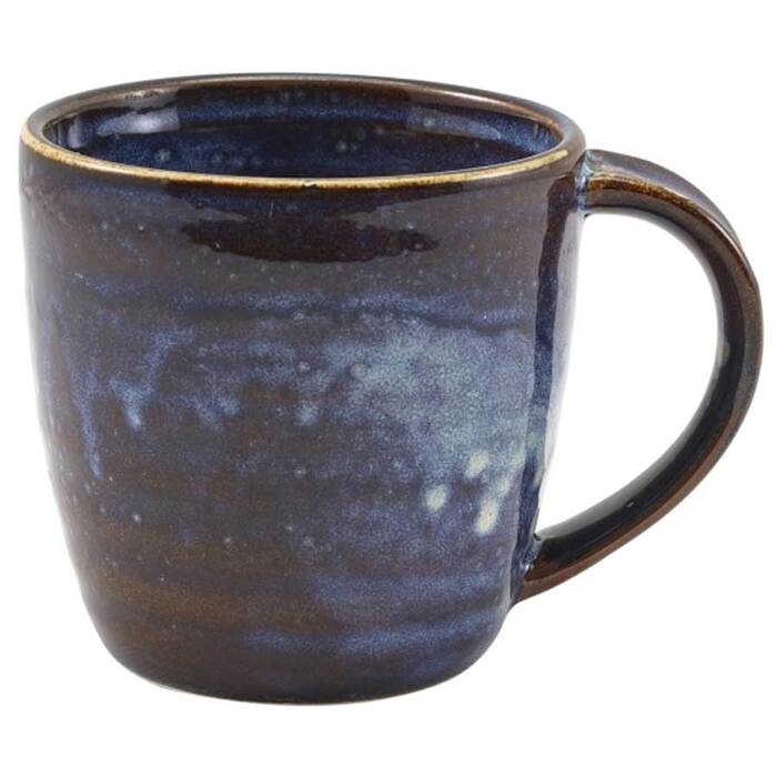 Кухоль з ручкою 320 мл, Terra Porcelain Aqua Blue, GenWare