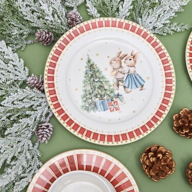 Тарілка Fissman 20 см MIRACLE порцеляна (13754)