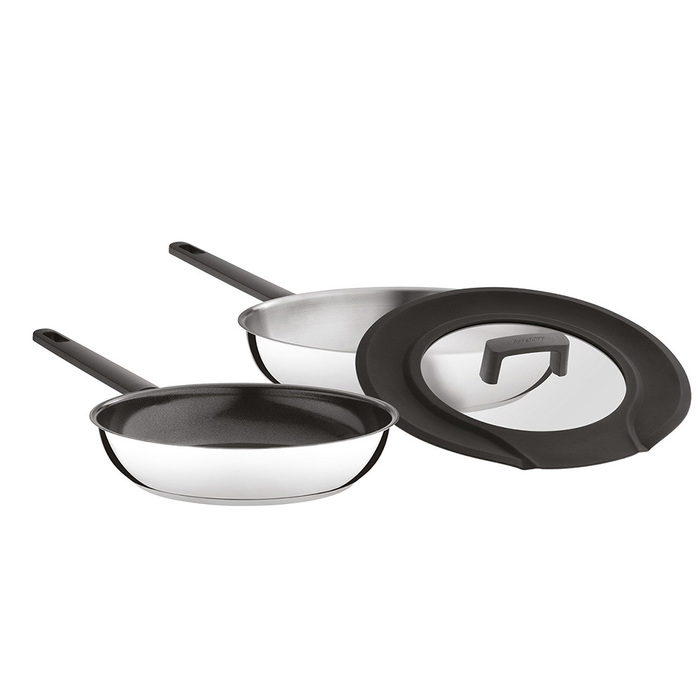 Набір сковорідок BergHOFF UQONIQ DOWNDRAFT, 3 пр.