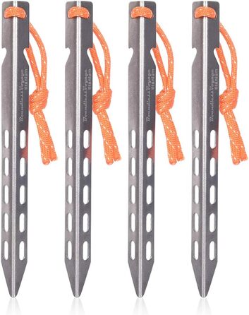 Титанові кілочки для намету 4 шт. /лот Ti4009P iBasingo