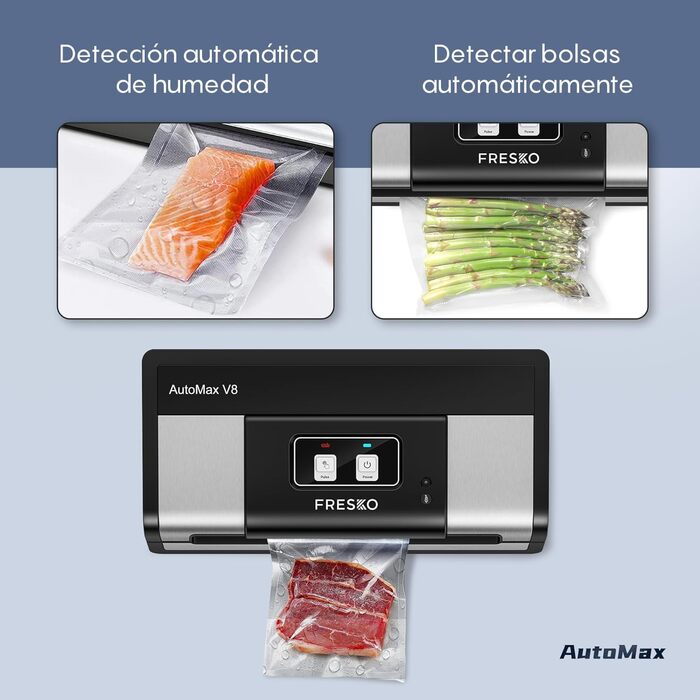 Вакуумный упаковщик из нержавеющей стали 18 л/мин 140 Вт Fresko