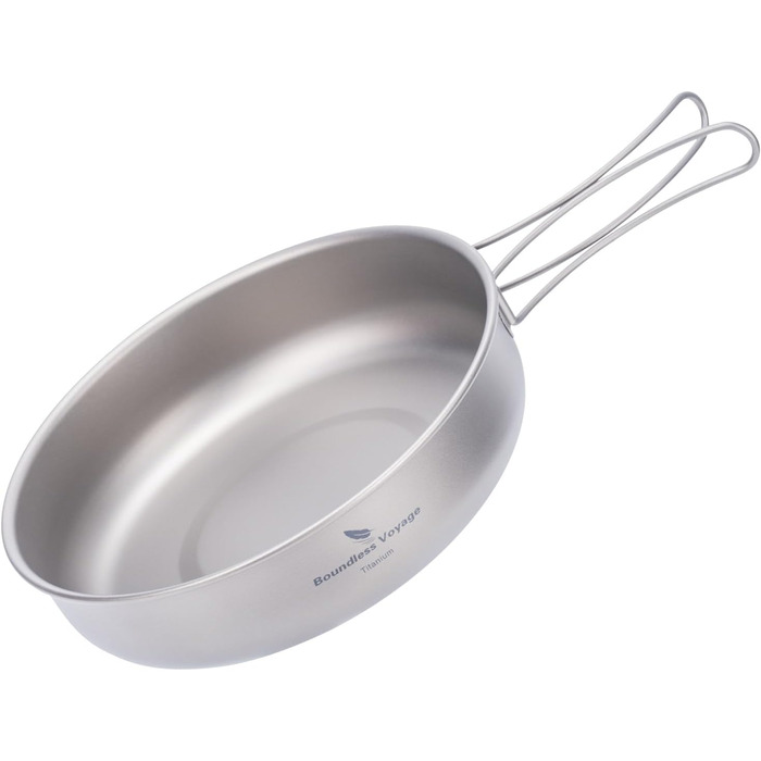 Кемпінгова сковорода 18 см титан iBasingo