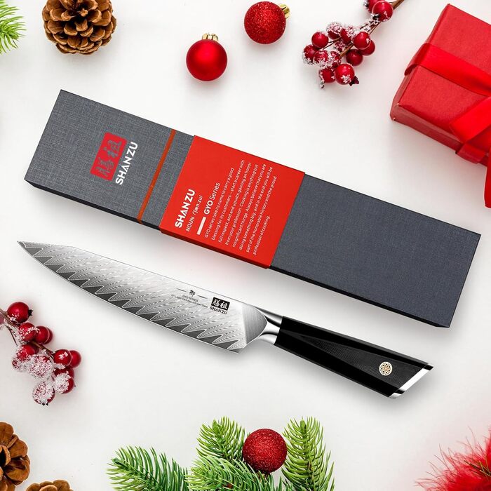 Ніж універсальний 15 см, дамаська сталь GYO SHAN ZU