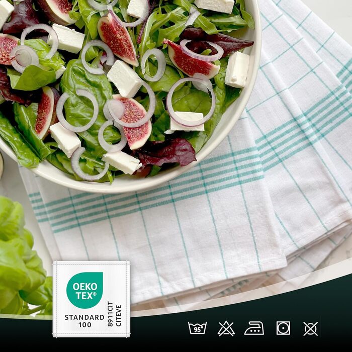 Набір кухонних рушників з 5 предметів 50 x 70 см, бірюзовий ZOLLNER