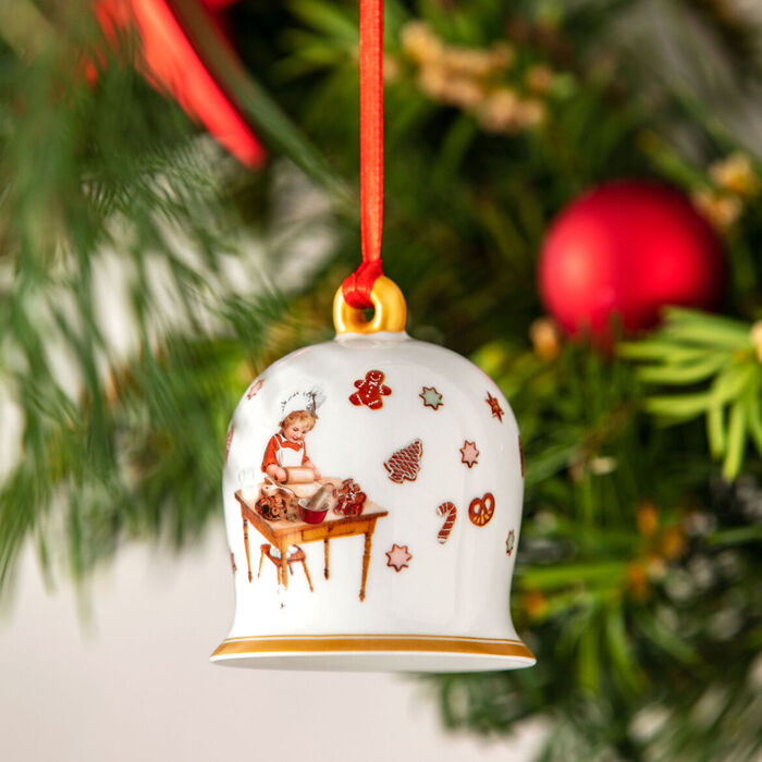Ялинкова прикраса дзвіночок 6 x 6 x 7 см Annual Christmas Edition 2023 Villeroy & Boch
