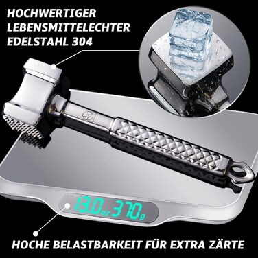 Молоток для м'яса з нержавіючої сталі 29,7 см Gourmet Easy