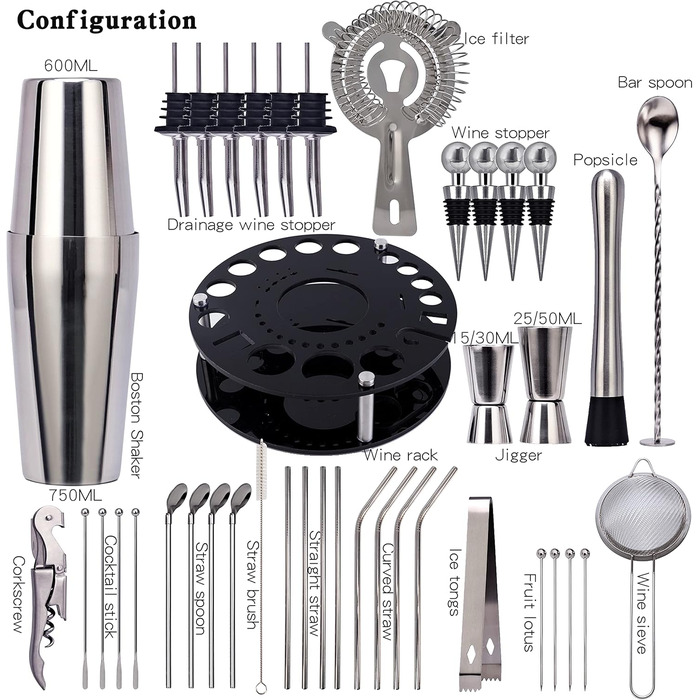 Барний набір Boston, 41 предмет CKductpro