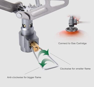 Кемпинговая газовая плита Ti9009O iBasingo