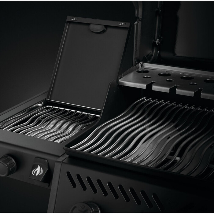 Газовый гриль Freestyle 425 с боковой горелкой SIZZLE ZONE и дверкой, черный мат F425DSIBPK-RU-PHM Код: 010721