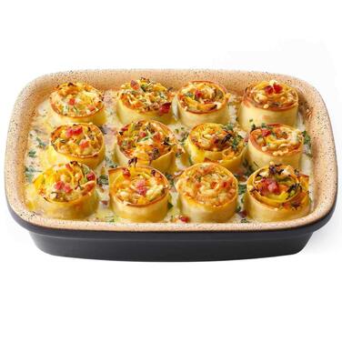 Форма для гриля большой, 33,2 x 21,1 x 6,5 см, бежевый/черный, Lafer BBQ Römertopf