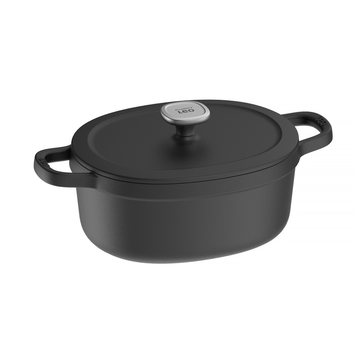 Кастрюля овальная, чугун 27 х 22 см, 4,8 л Berghoff