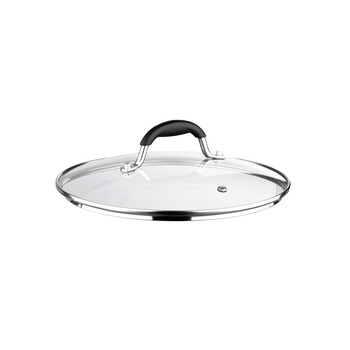 Крышка ARDESTO Black Mars, 22 см, стекло, нержавеющая сталь, силикон