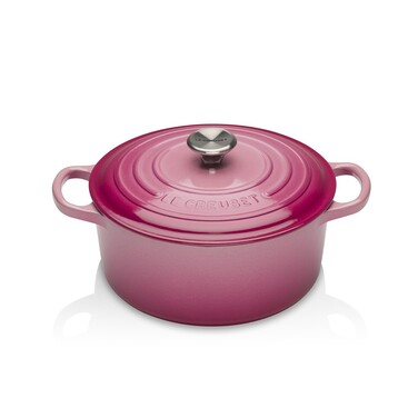 Каструля / жаровня з кришкою 24 см, малиновий Signature Le Creuset