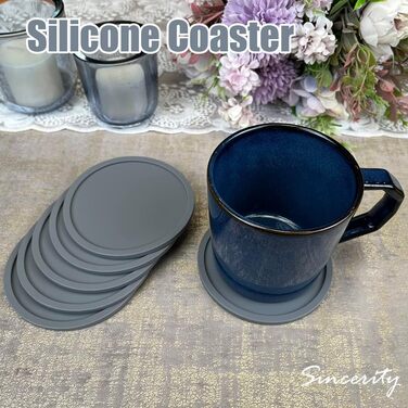 Набор из 6 силиконовых подставок для чашек Generisch