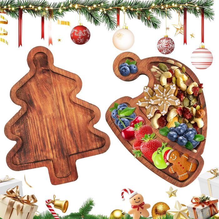 Тарелка для сладостей в форме рождественской елки Dwafill