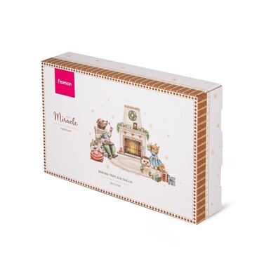 Форма для запікання Fissman 25х19х6 см MIRACLE порцеляна (13749)