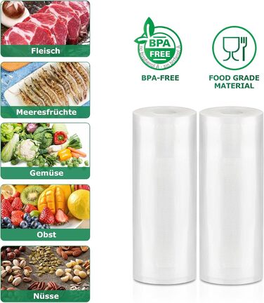 Вакуумные пакеты 2 рулона 28 x 600 см Fresko