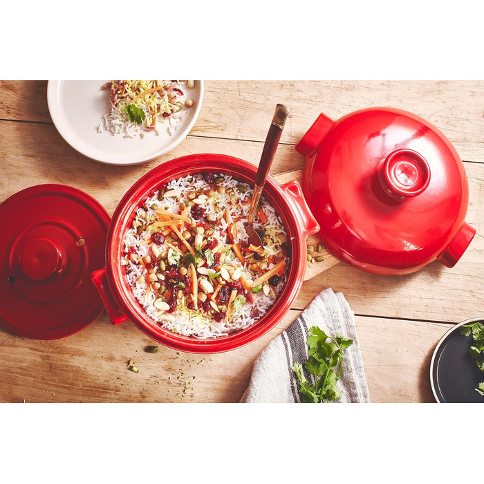 Кокот для рису 2,5 л, бордовий Emile Henry