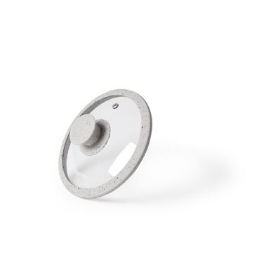 Кришка Fissman ARCADES 16 см з силіконовим ободом сірий (9994)