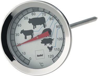 Жаровня 8 л овальна зі скляною кришкою з термометром для м'яса KERROS