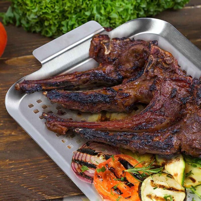 Перфорований вок-деко 41,8 x 2,5 x 25,3 см GRILLI 777625 Код: 013399