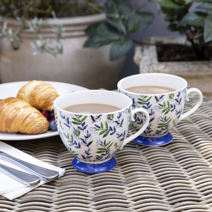 Чашка Kitchen Craft LEAFY LEMON, фарфор, 400 мл