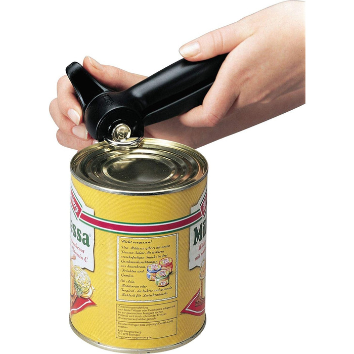 Інструкція з консервного ножа Westmark - безпечний консервний нож з плоскогубцями - велика поворотна ручка для безпечного використання - нержавіюча сталь/пластик (білий) (Bravo)