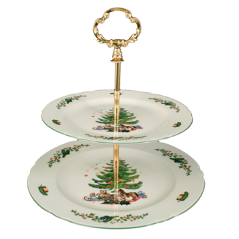 Етажерка 2-х ярусна Weihnachten Marie-Luise Seltmann