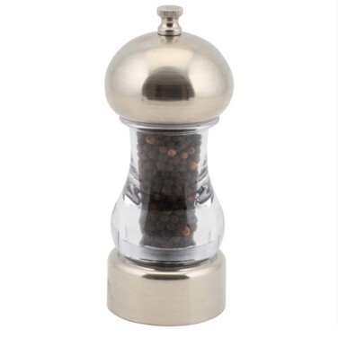 Млин для солі та перцю, 14 см, акрил/хром, GenWare