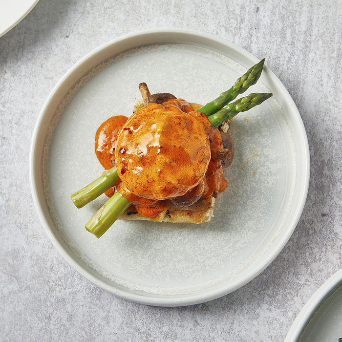 Тарелка презентационная 20*3 см с вертикальным бортом, Incise Porcelain Lustre, GenWare