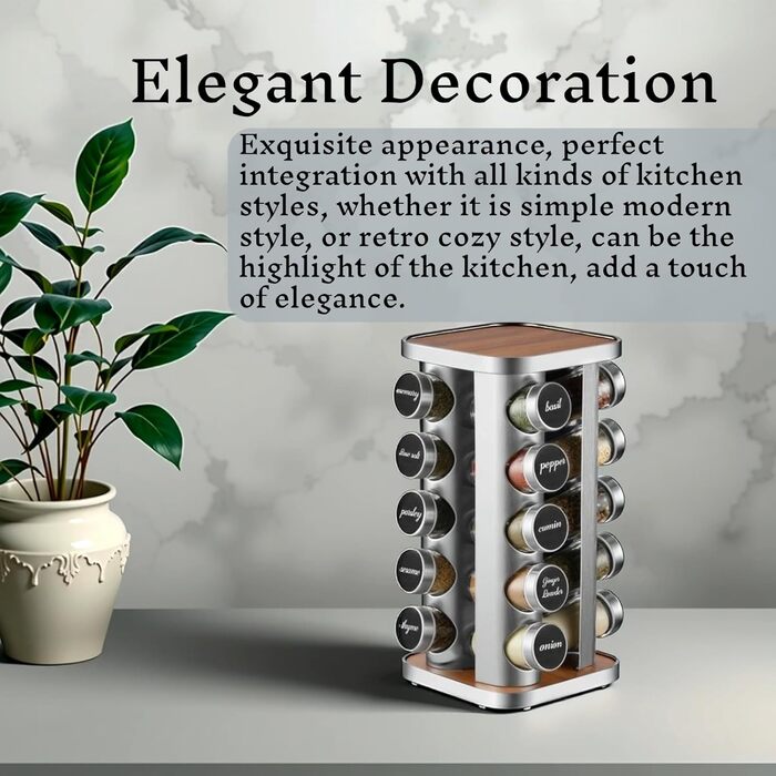 Стійка для спецій на 20 баночек Moreau